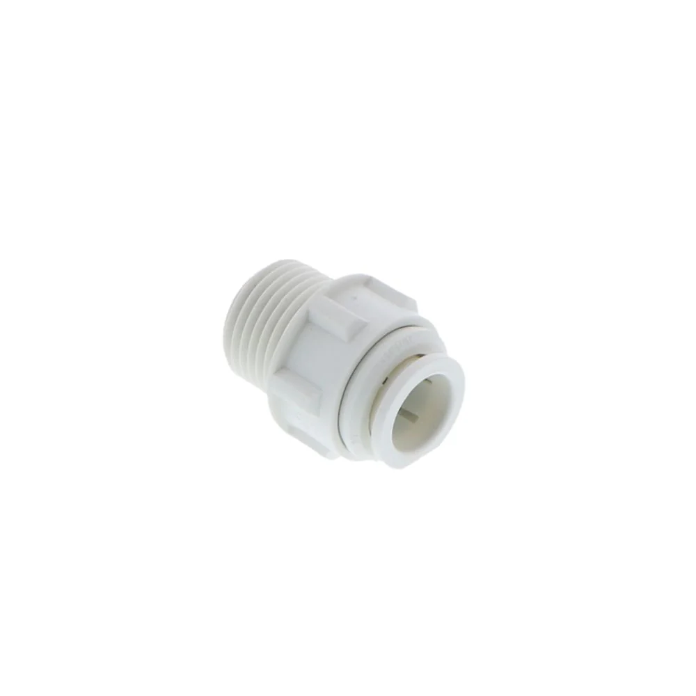 John Guest Male Connector NPTF Polypro - 1/2 x 1/2 NPTF — Box of 150
