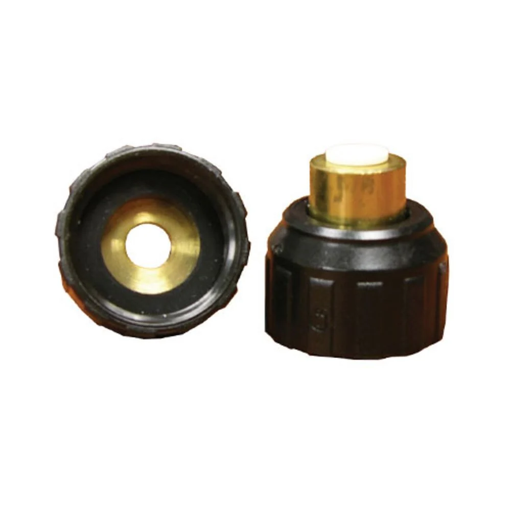 John Guest NC2249LF Brass Polypropylene Female Connector LF 3/8 x 3/4 FGHT — Box of 150
