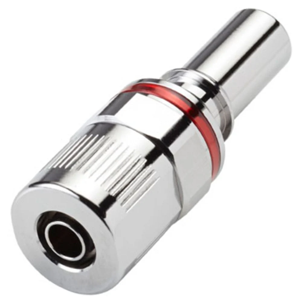 LQ4D20006RED Valved In-Line 3/8" PTF Liquid Cooling Coupling Insert Warm Red — Pack of 100