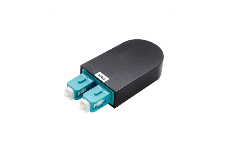 Loopback Fiber Optic Adapter, SC Multimode OM3 50/125