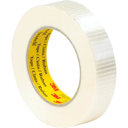 Scotch® 8959 Bi-Directional Filament Tape, 1" x 55 Yds., 5.7 Mil, Clear - Pkg Qty 6