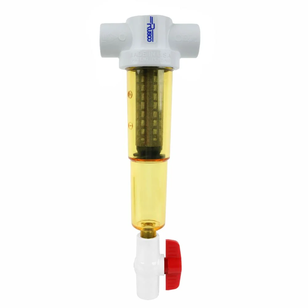 Rusco Chemically Resistant Sediment Trapper Filter T Style 1" SS — 140 Mesh (104 micron)
