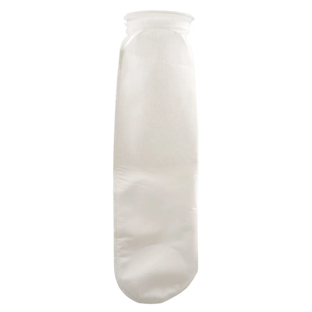 Neo-Pure FB Series #2 Polypropylene Felt Bag Filter Poly Ring 100 Micron — 50-Pack