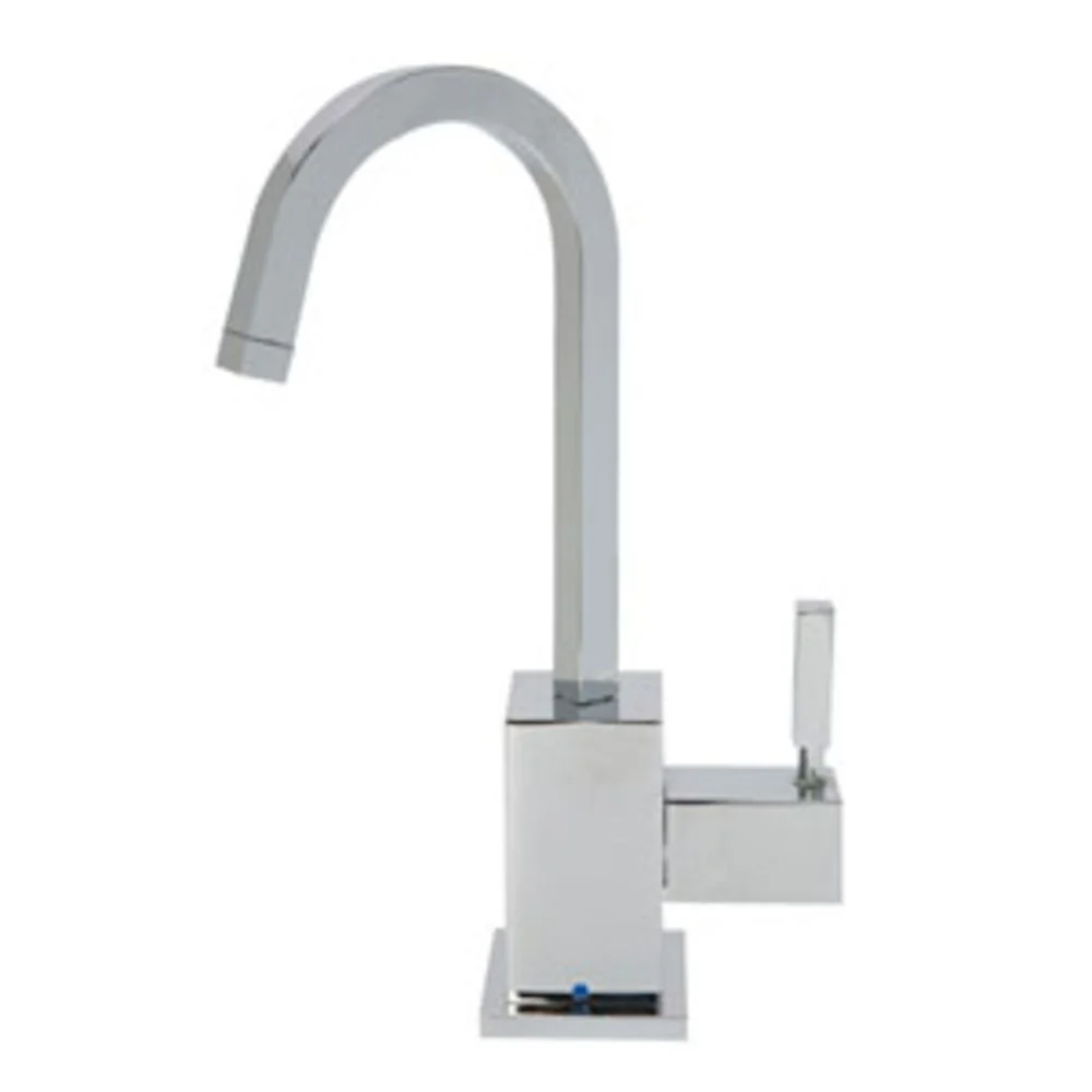 Mountain Plumbing MT1503-NL Contemporary POU Drinking Faucet w/Square Base and Handle — Polished Chrome