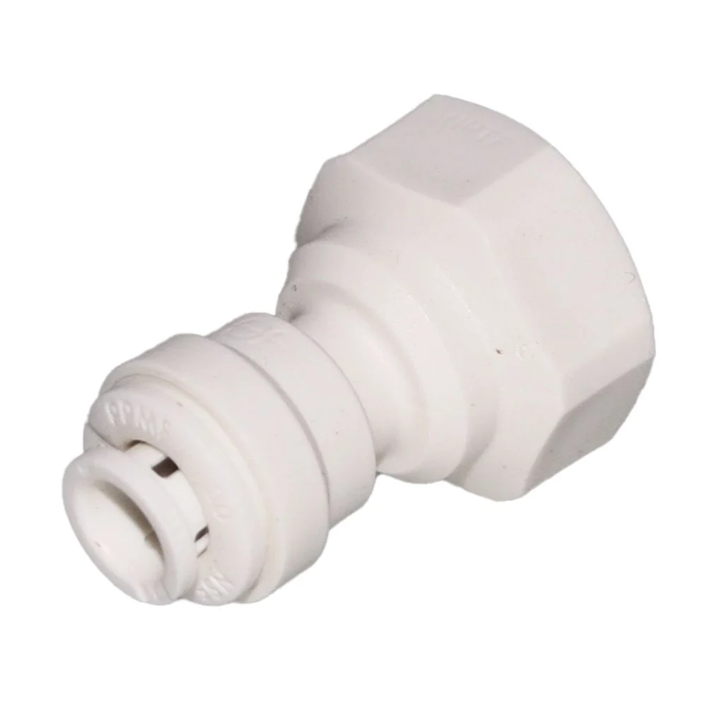 John Guest Female Adapter NPTF Polypro - 1/4 x 1/4 NPTF — Box of 200
