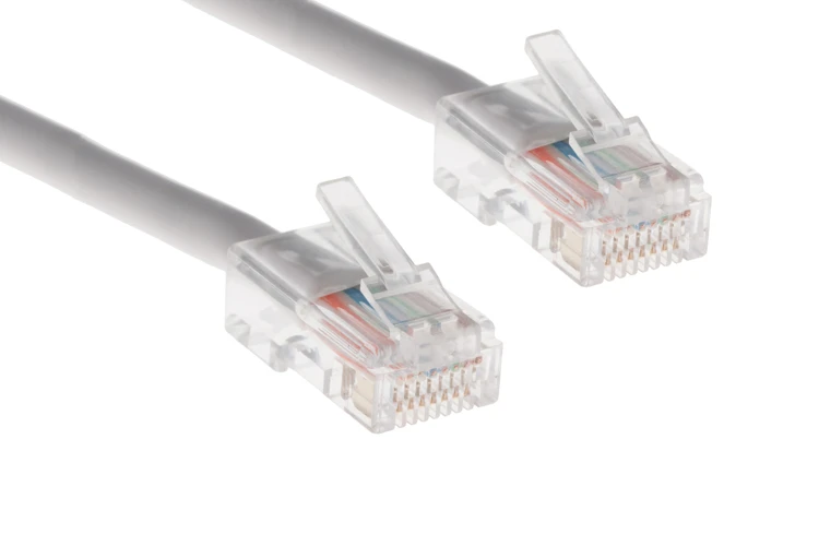 Cat5e Ethernet Patch Cable, Non-Booted, UTP, 5 ft, White