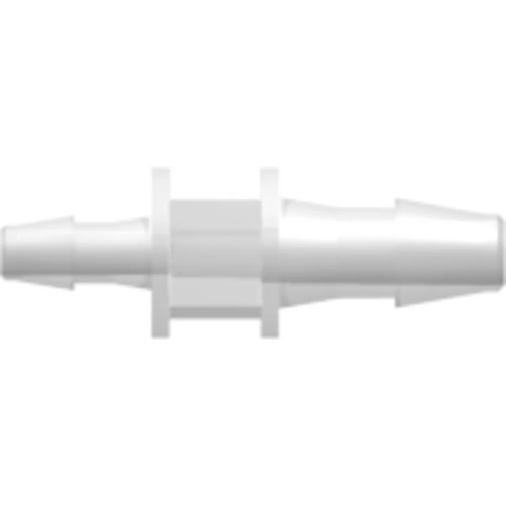 LinkTech Straight Through Reduction Tube Fitting with 200 Series Barbs, 3/32" (2.4 mm) and 1/16" (1.6 mm) ID — Single