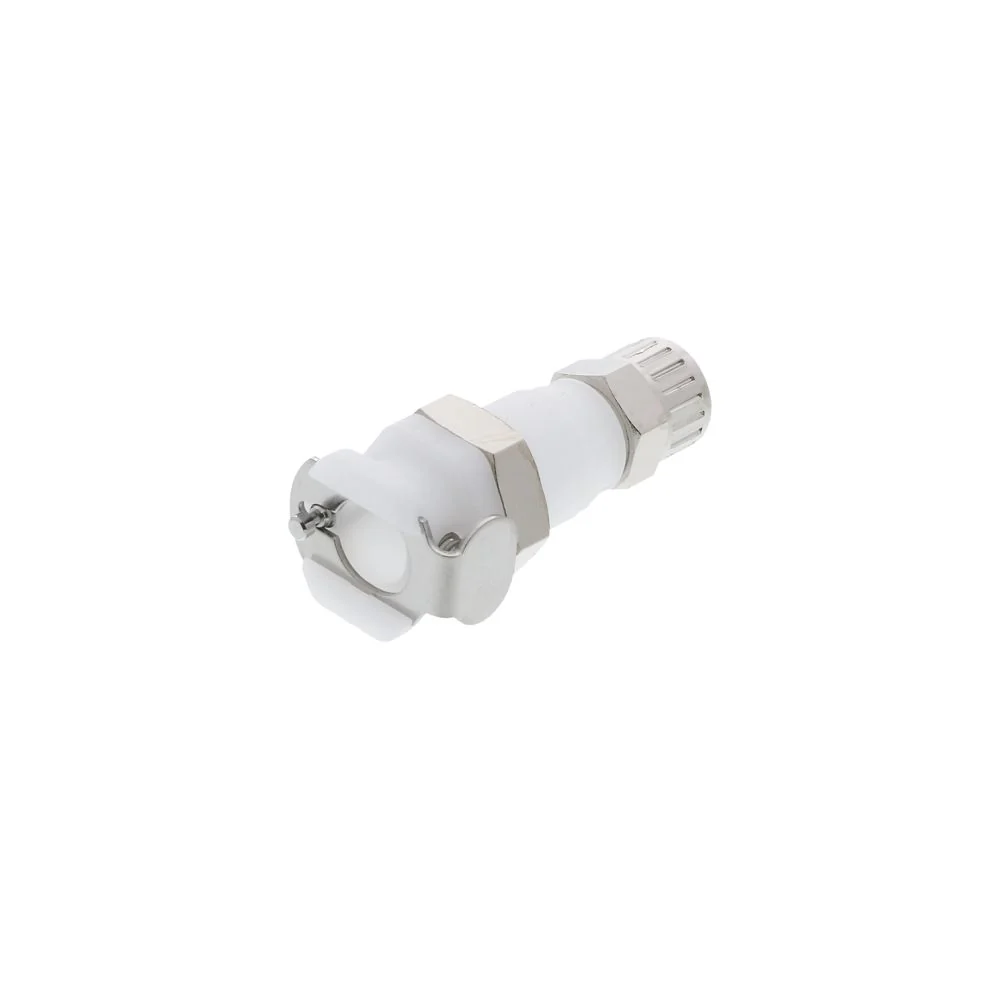 PMC1204 Panel Mount PTF Coupling Body 1/4 PTF — Single