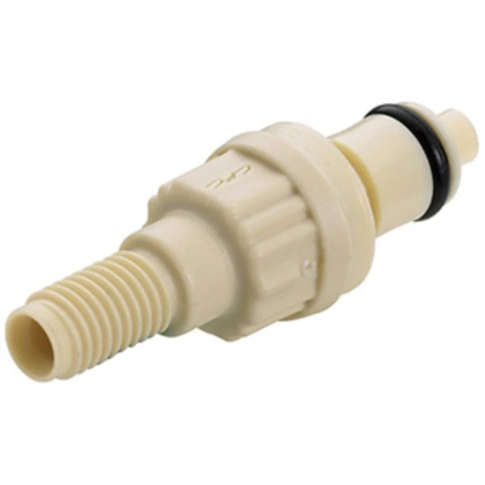 PMCD24042812 Valved Male Thread Coupling Insert 1/4-28 UNF — Single