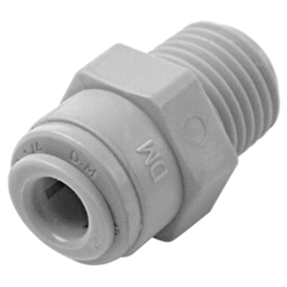 DMfit Straight BSPT Male - 1/2" Push-in x 3/8" BSPT — BAG of 10