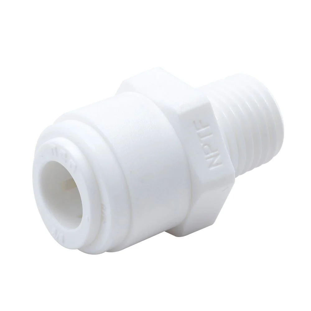 NeoFit - Acetal White Male Connector 3/8" tube x 1/8"BSP(P) — Bag of 10