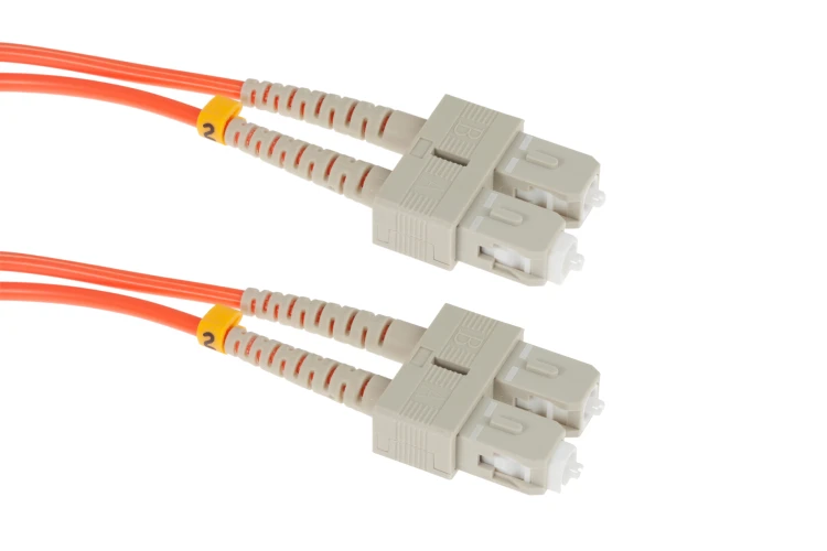 SC to SC Mode Conditioning 62.5/125 OM1 UPC Fiber Patch Cable, 2 Meters
