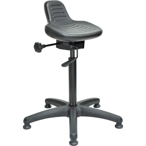 Interion® Ergonomic Standing Stool, 250 Lb. Capacity, Black