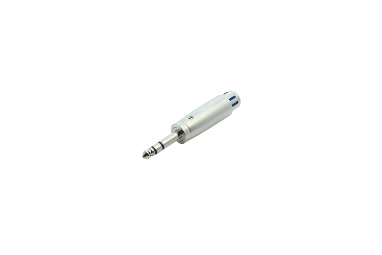XLR Female to 1/4in Male Stereo Plug Adapter