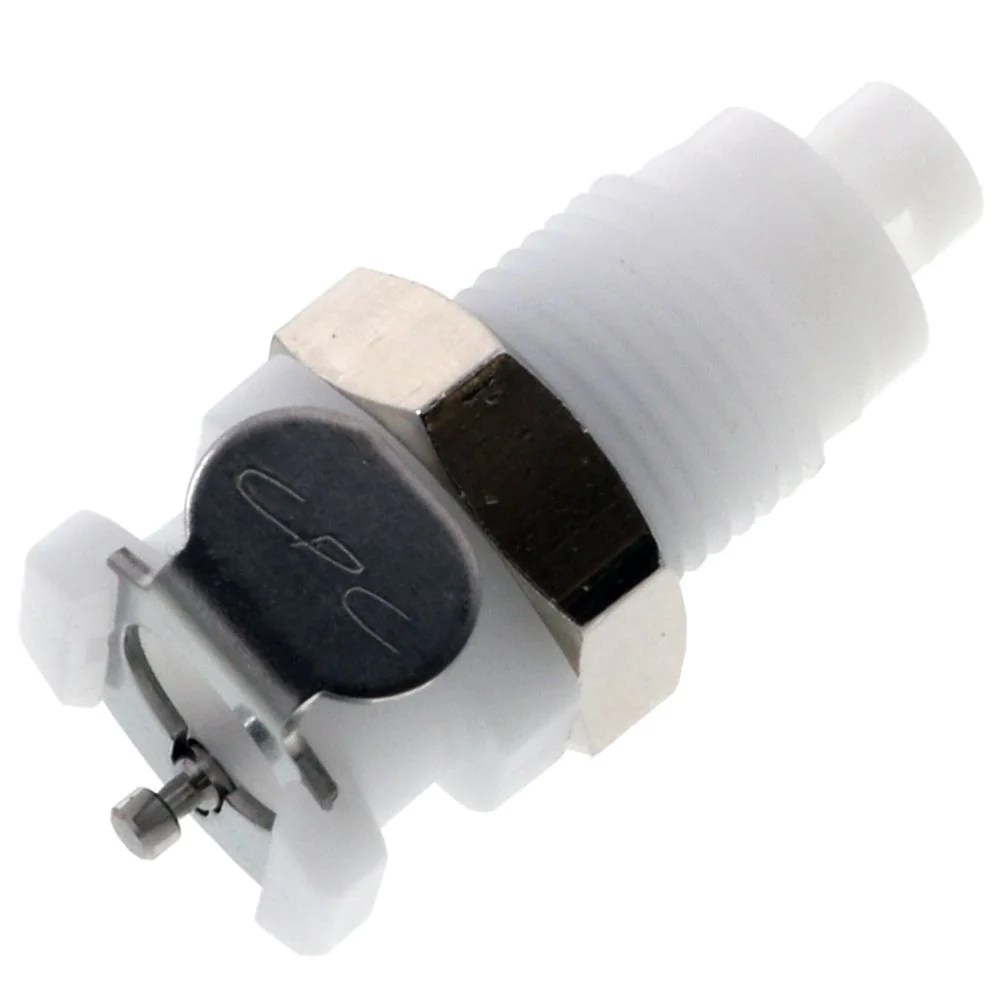 PMCD1601 Valved Panel Mount Hose Barb Coupling Body 1/16 ID Barb — Pack of 250