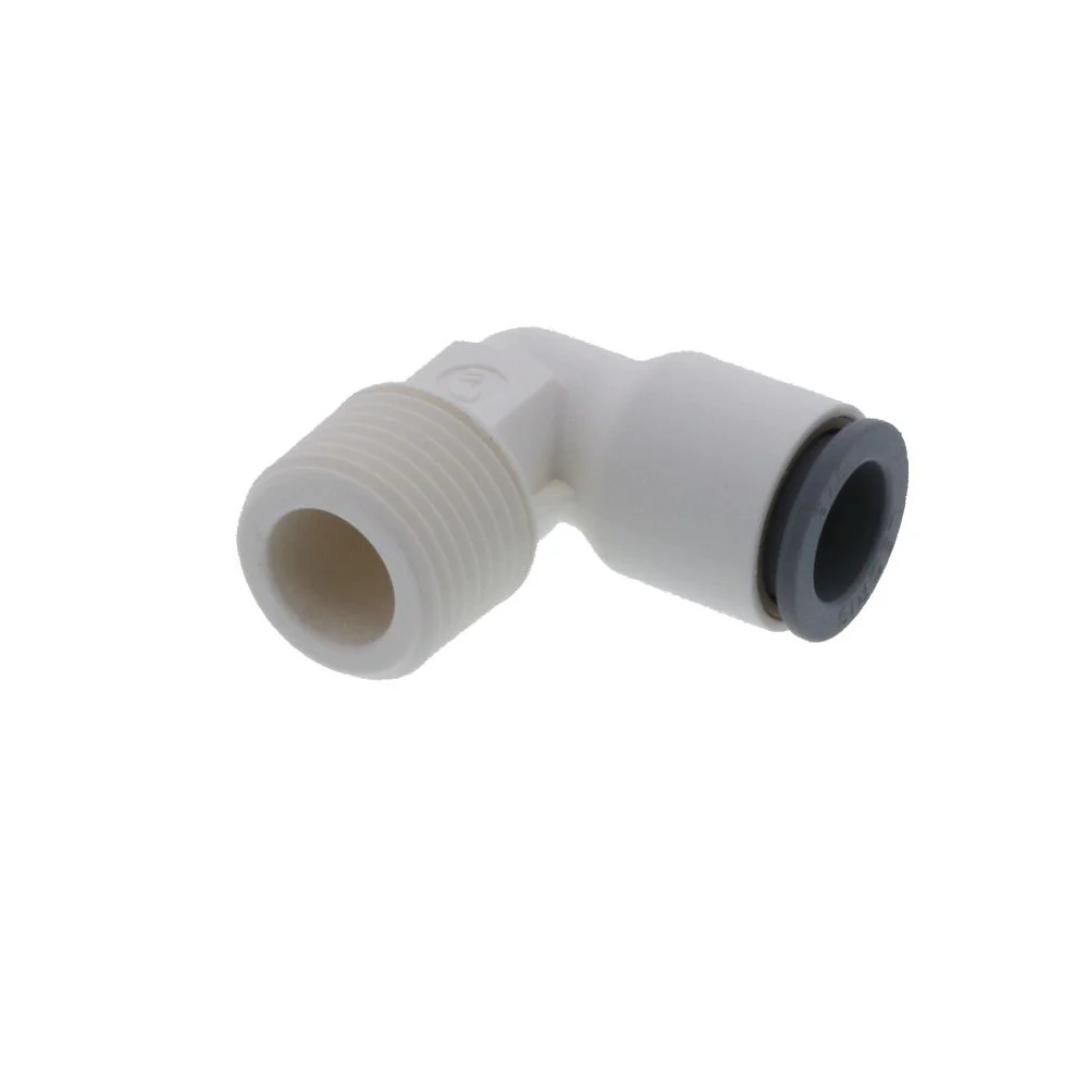 Parker LIQUIfit Fixed Elbow - 3/8 x 3/8 NPTF — Box of 100