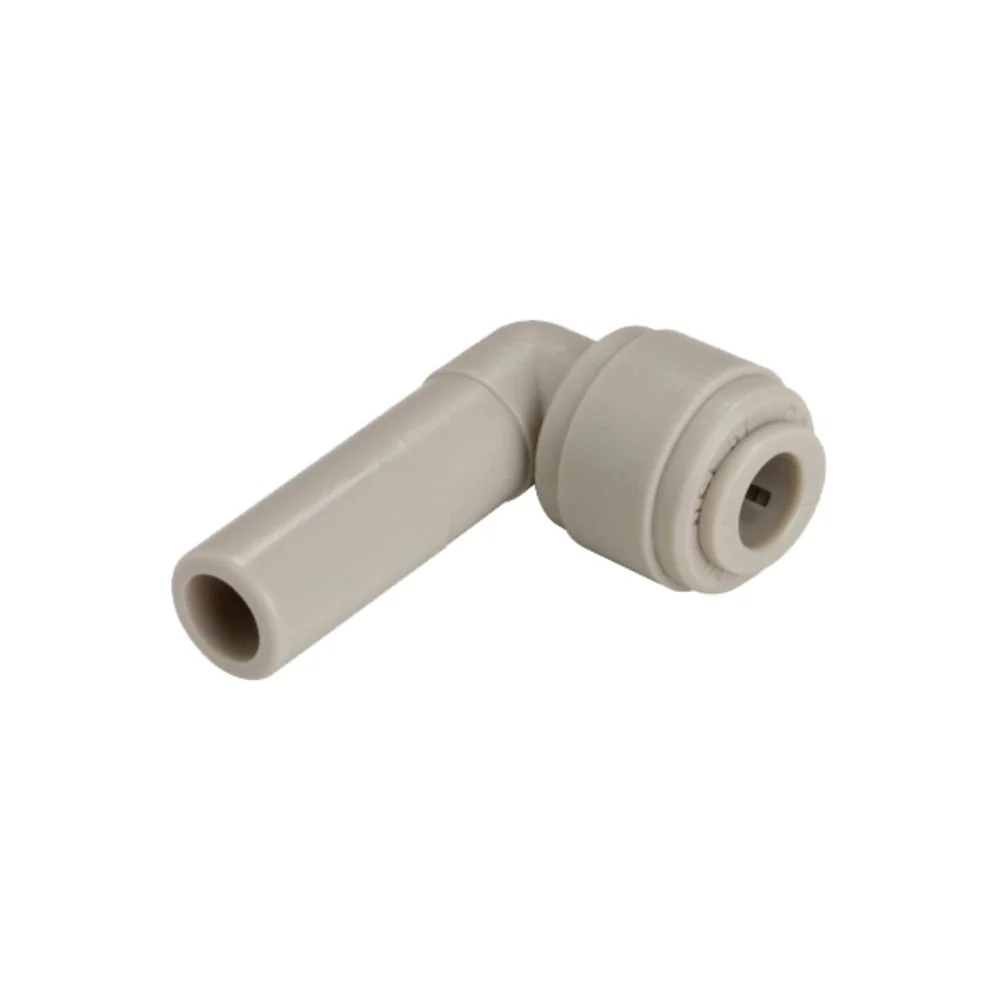 NeoFit - Acetal Gray Stem Elbow 8mm (5/16") tube x 1/4" stem — Bag of 10