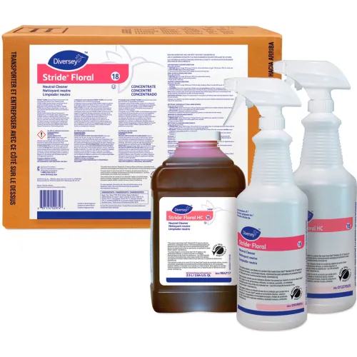 Diversey™ Stride® Neutral Floor Cleaner, Floral Scent, 5 Gallon Bottle