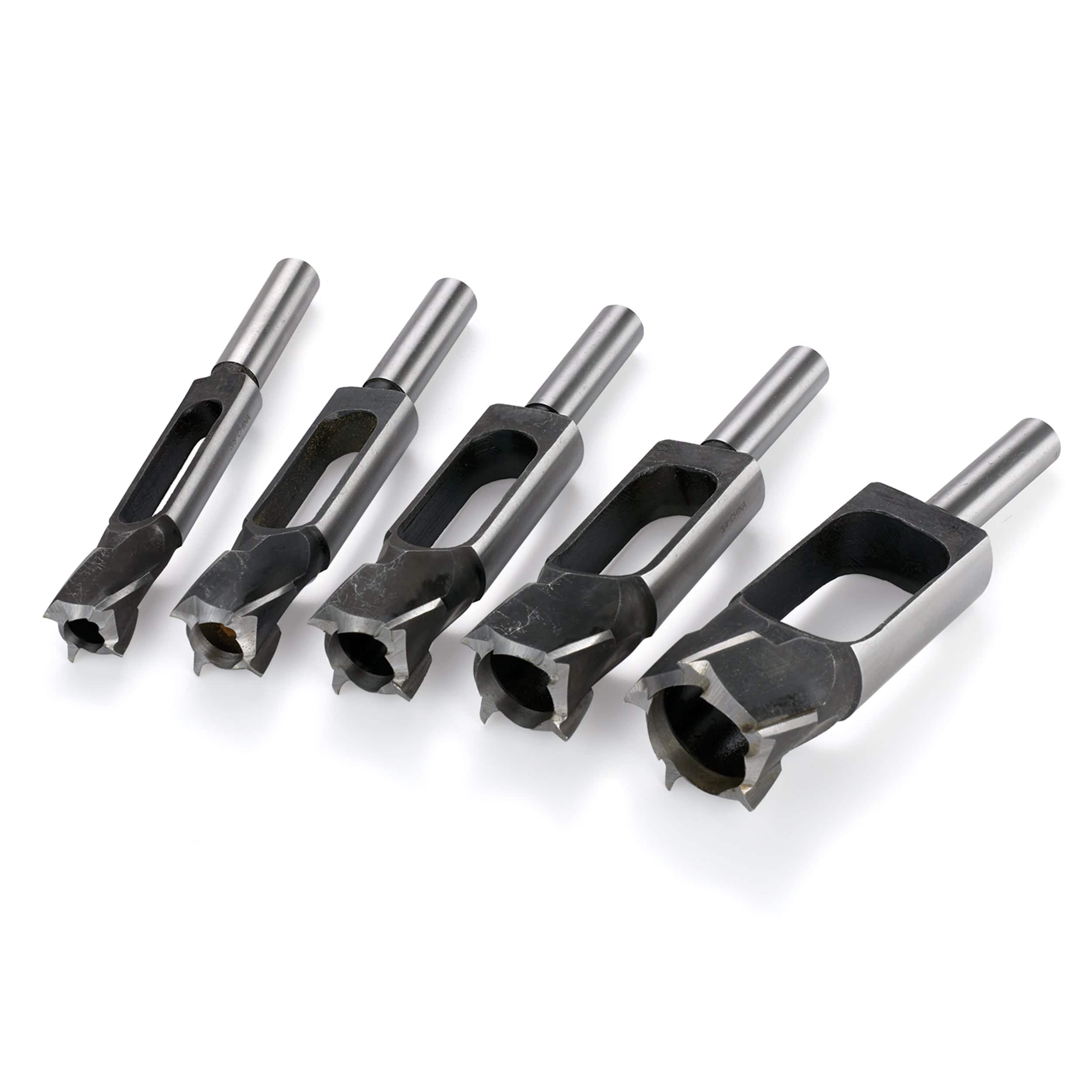 Plug and Tenon Cutter Set - High Carbon Steel - 5 Piece