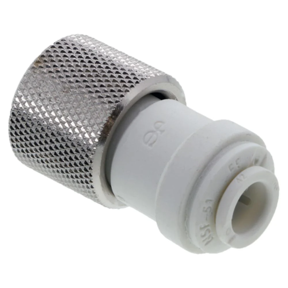 John Guest Female Adapter UNF - 1/4 x 9/16-24 UNEF — Box of 300