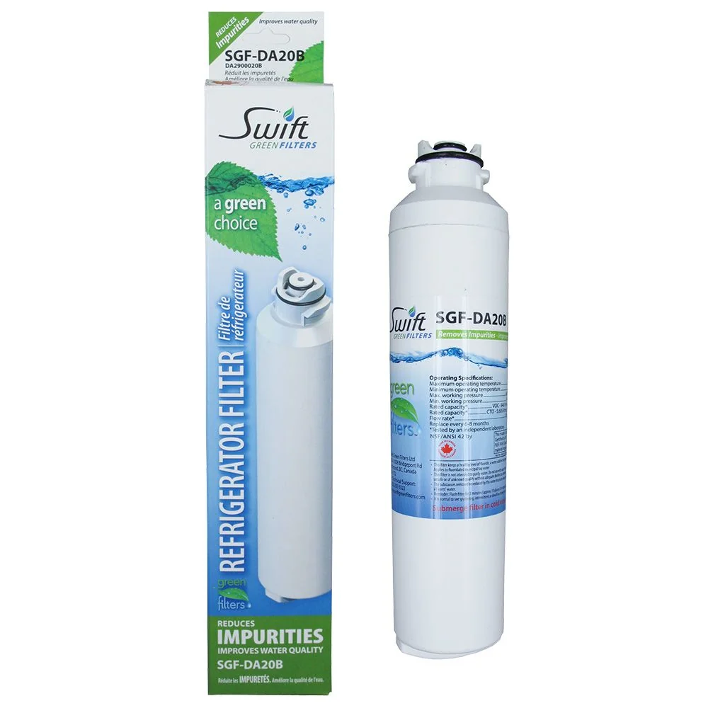 Swift Green SGF-DA20B Compatible Samsung DA29-00020B Refrigerator Water Filter — 6-Pack
