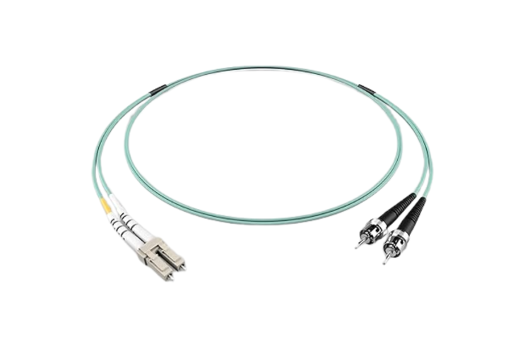 1M LC-ST OM4 40G 50/125 Multimode Duplex UPC Fiber Patch Cable