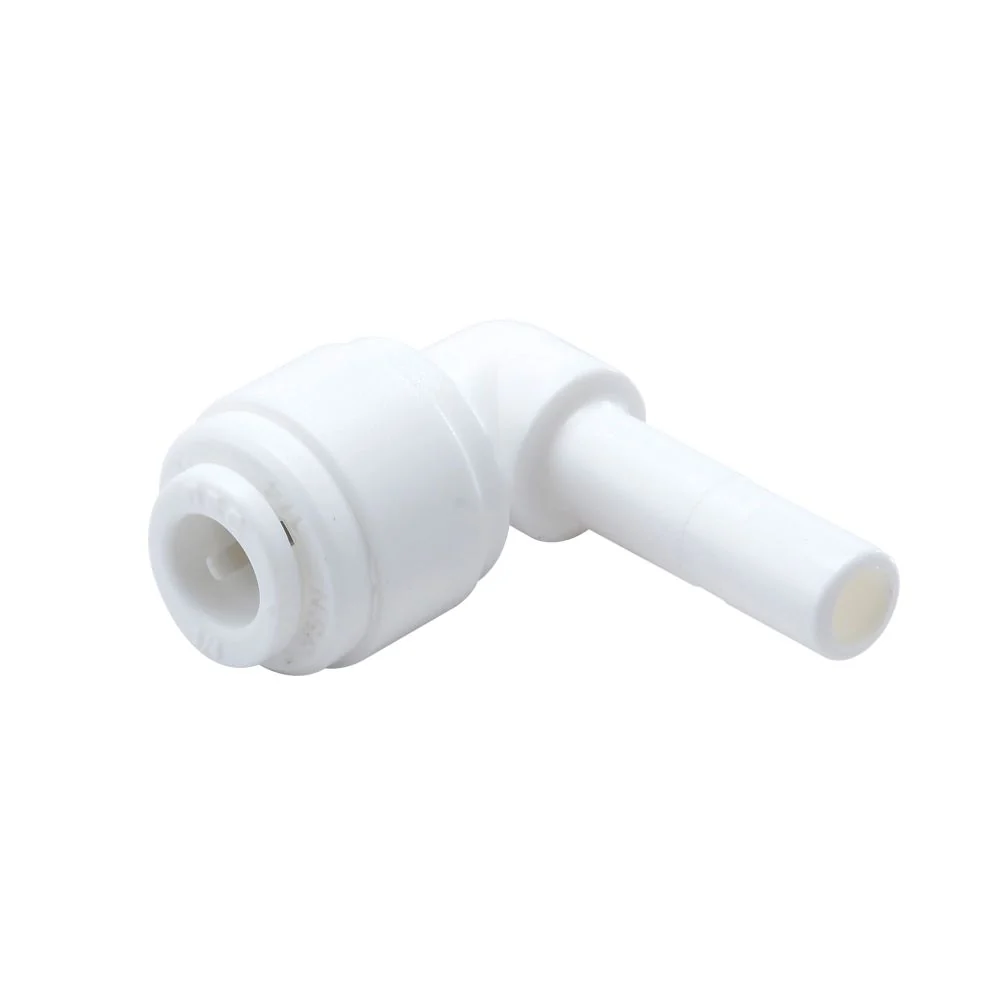 NeoFit - Acetal White Stem Elbow 1/4" tube x 1/4" stem — Single