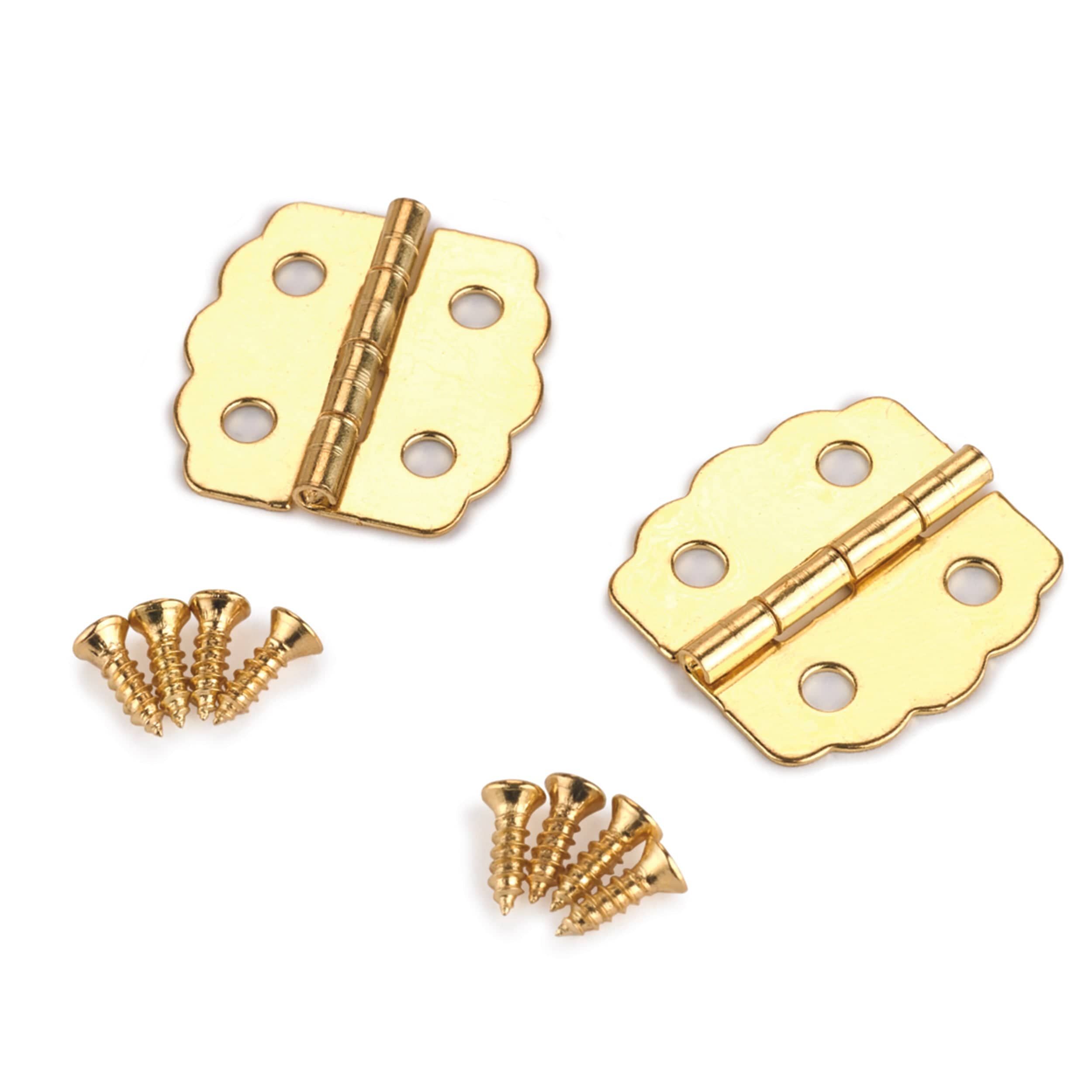 Small Box Hinge - Pair — 24 mm x 24 mm / Nickel Plated