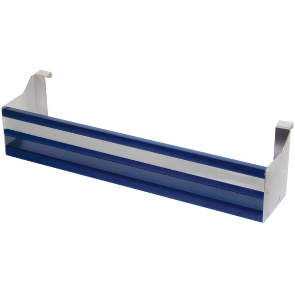 Advance Tabco PRHSR-36 Prestige Series 36" 9-Bottle Hang-On Stainless Steel Single-Tier Speed Rail for PRSSR Rails