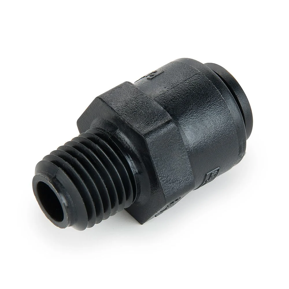 Kynar PVDF Check Valve 3/8 x 1/4 MNPT - 0.5 psi Crack Pressure — Box of 25