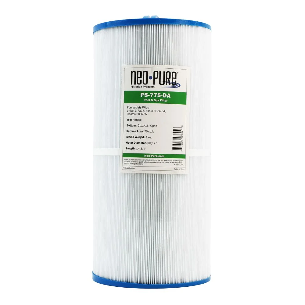 Neo-Pure PS-775-DA Pool and Spa Filter 7" x 14-3/4" — Box of 4