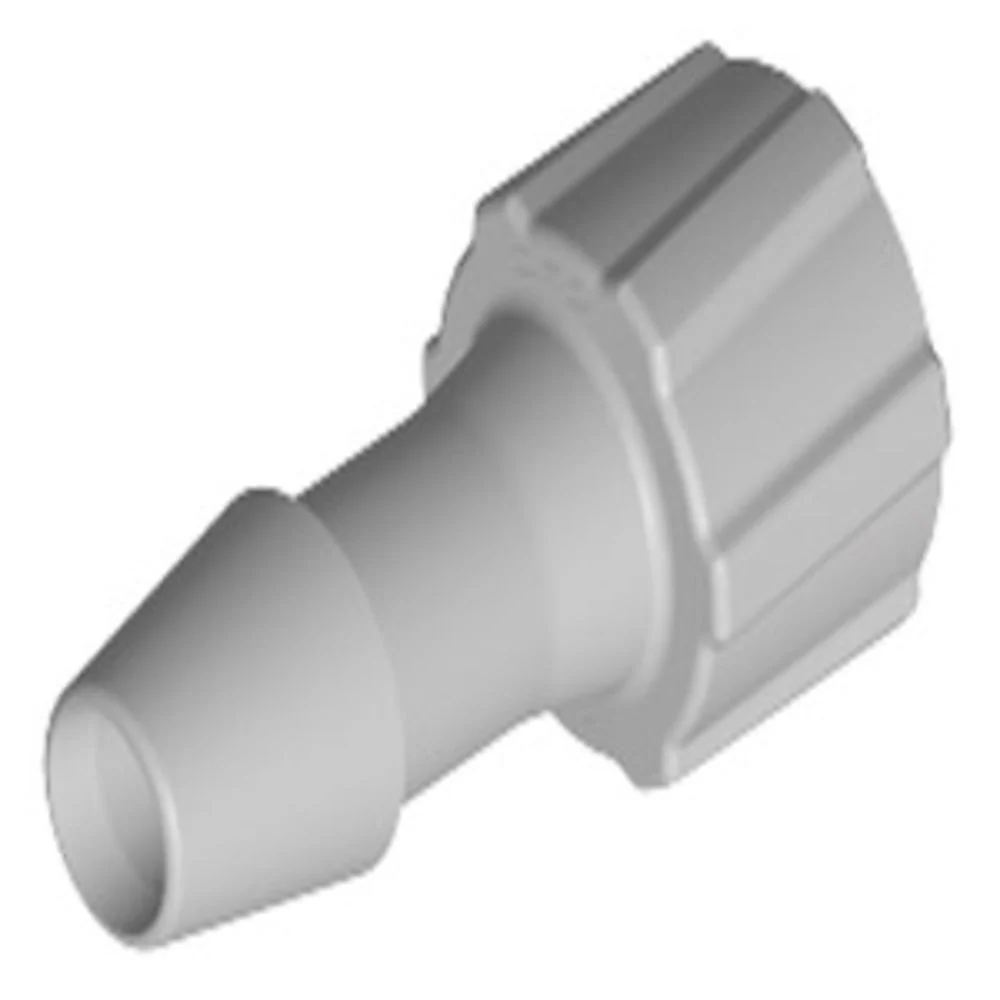 LM61 Luer Fitting Natural Polypropylene Male Luer X 3/16 HB — Single