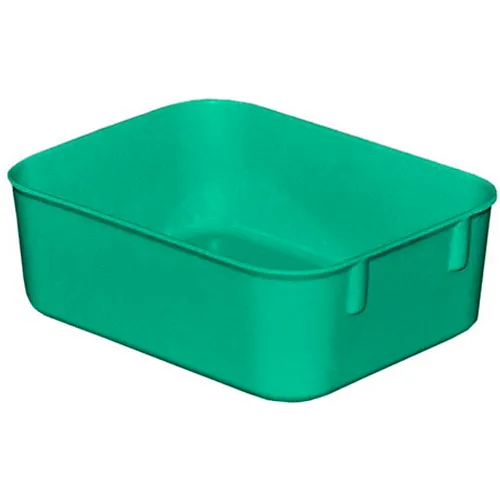 MFG Tray Molded Fiberglass Toteline Nesting Tote, 6-1/8"L x 4-7/8"W x 2-1/8"H, Green