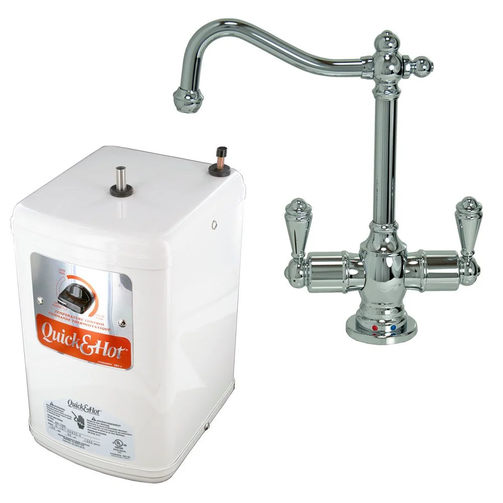 Mountain Plumbing MT1101-NL Hot & Cold Water Dispenser w/ Hot Water Tank — Polished Nickel