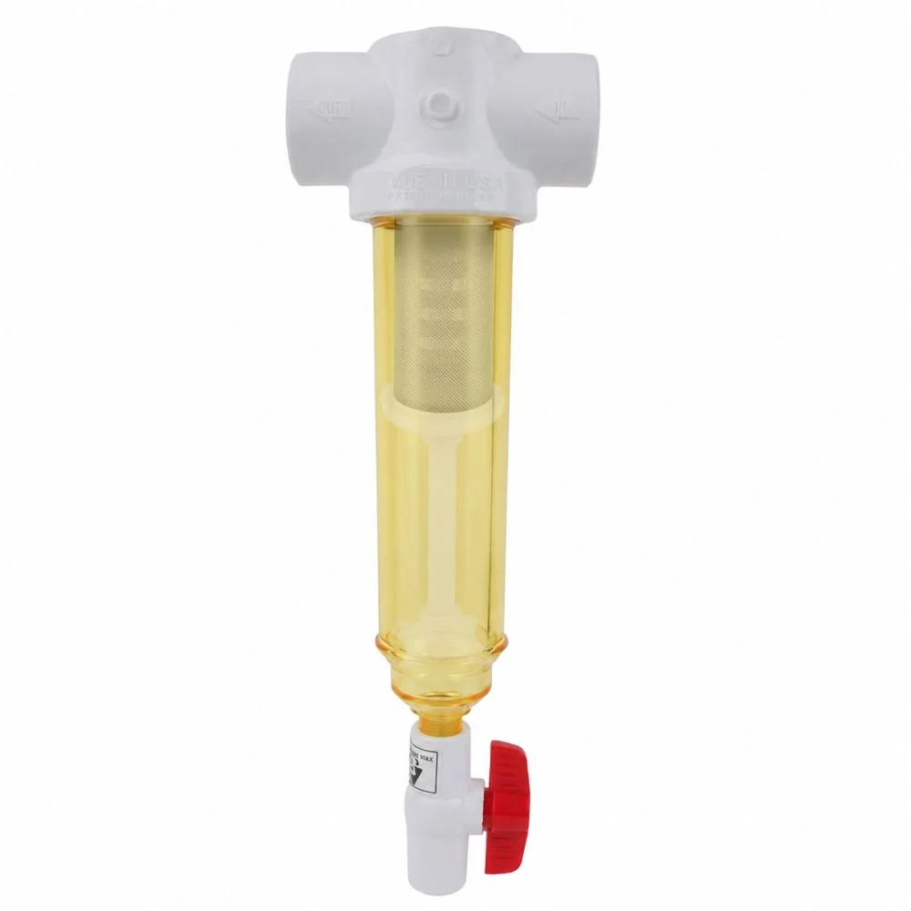 Rusco Chemically Resistant Sediment Trapper Filter T Style 2" SS — 30 Mesh (533 micron)