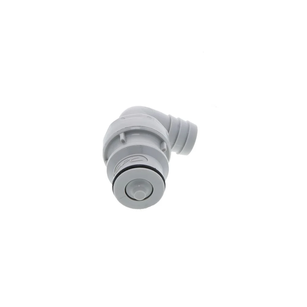HFCD23812 Valved Elbow Hose Barb Coupling Insert 1/2 ID Barb — Bag of 10