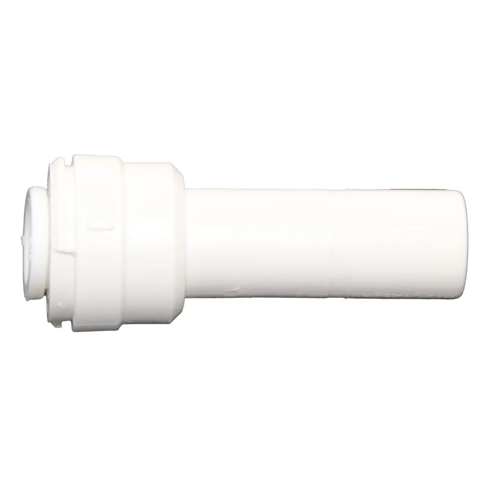NeoFit - Polypropylene Natural White Reducer 1/4" OD x 3/8" Stem — Box of 400