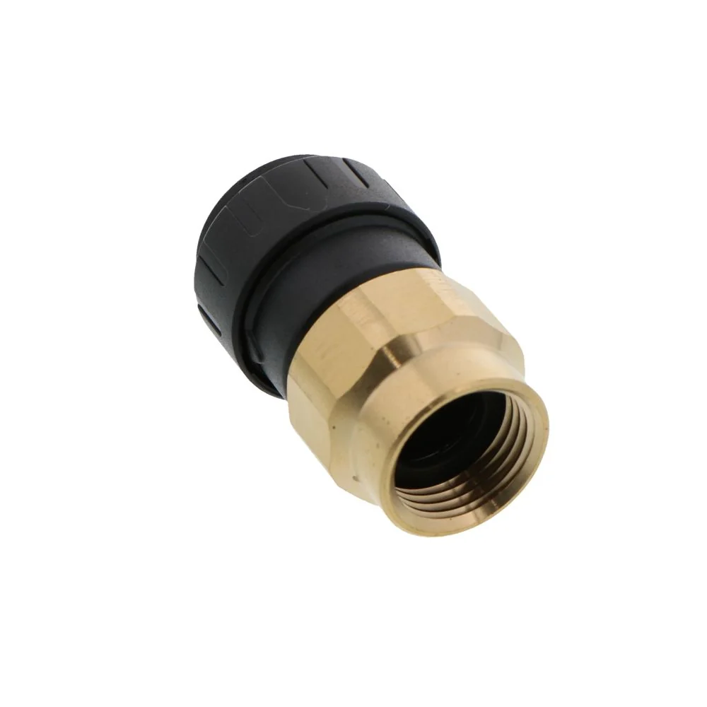 John Guest ProLock Female Connector NPS - 1/2 CTS x 1/2 NPS — Bag of 10