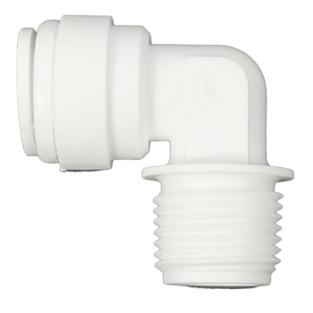 Male Elbow Acetal 3/8 qc x 3/8 MNPT — Single