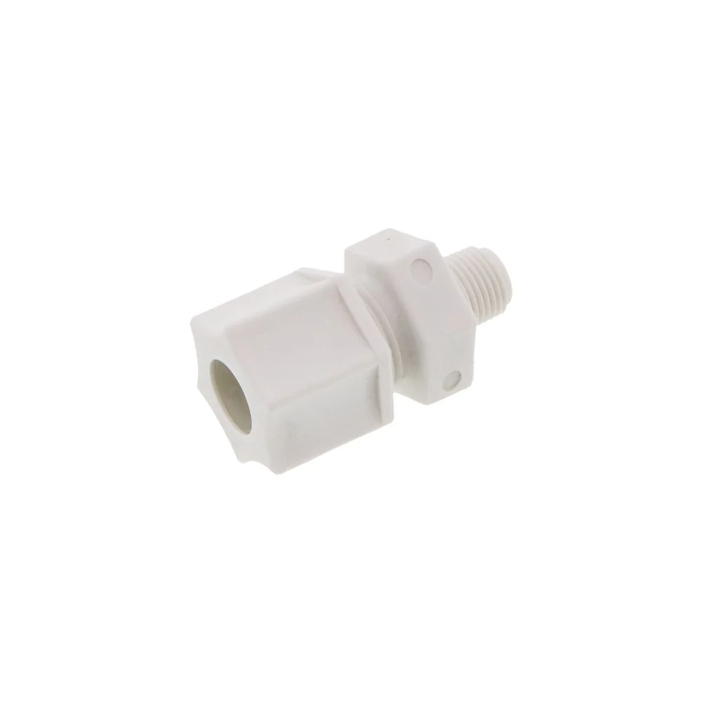 JACO 10-6-2-P-PG Polypropylene Male Connector 3/8 OD Tube x 1/8 MPT — Single