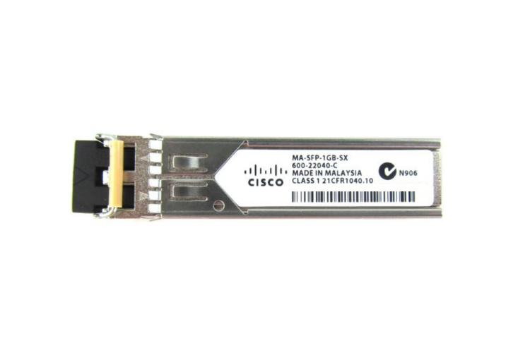 Cisco Meraki 1000Base-SX SFP Transceiver, MA-SFP-1GB-SX, New, Original