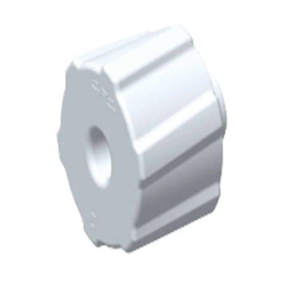 LPLUG70 Natural PVDF Luer Plug Fittings — Bag of 100