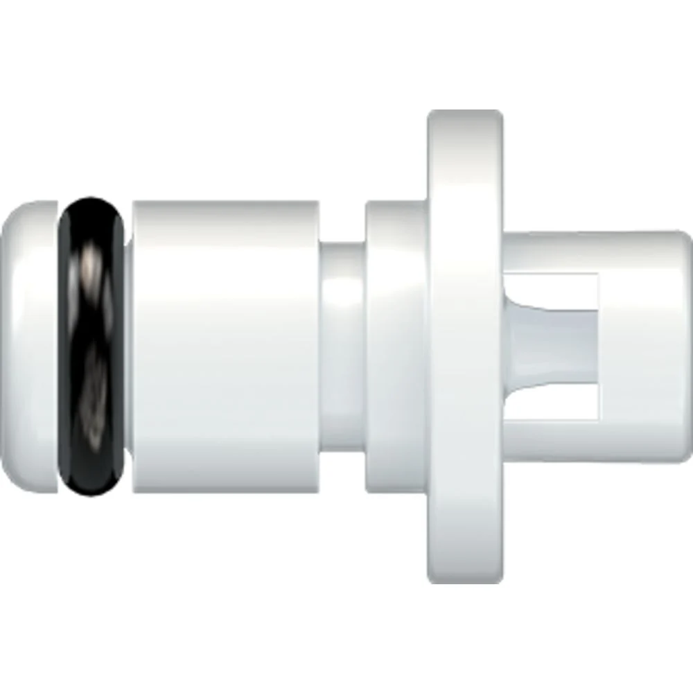 LinkTech 20AC Series Straight Male, Non-valved, 1/16" HB, Natural Acetal, Buna N — Bag of 100