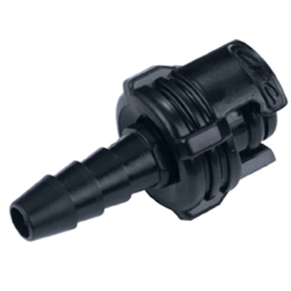 SMM02MBLK Non-Valved Inline Coupling Insert 1/8 Hose Barb — Single