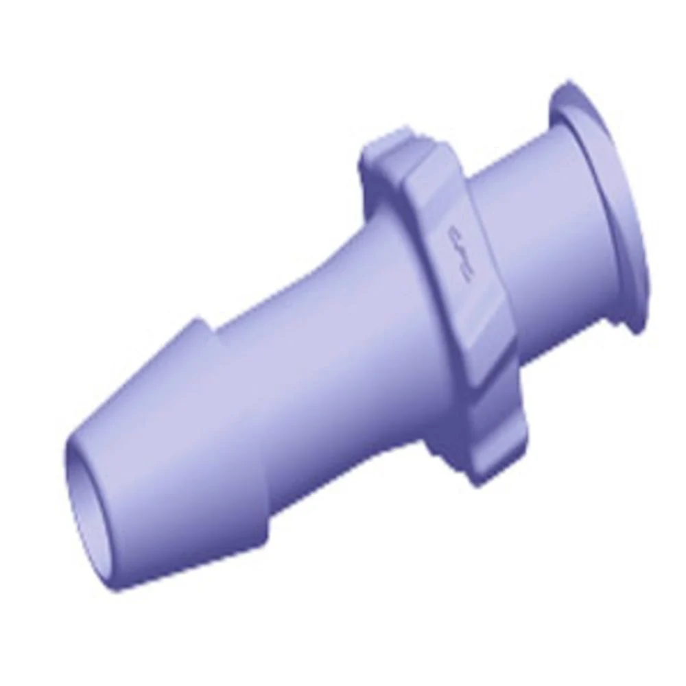 LF6191 Luer Fitting Purple Tint Polycarbonate Female Luer X 3/16 HB — Single