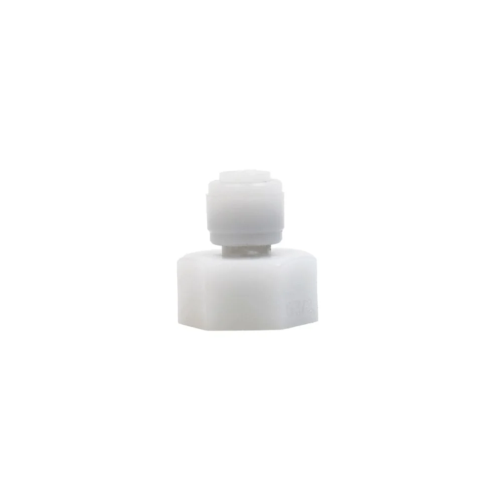 NeoFit - Acetal Natural White Female Adapter- Flat Type- 5/16"tube OD x 5/8 BSP(P) flat inside — Bag of 10