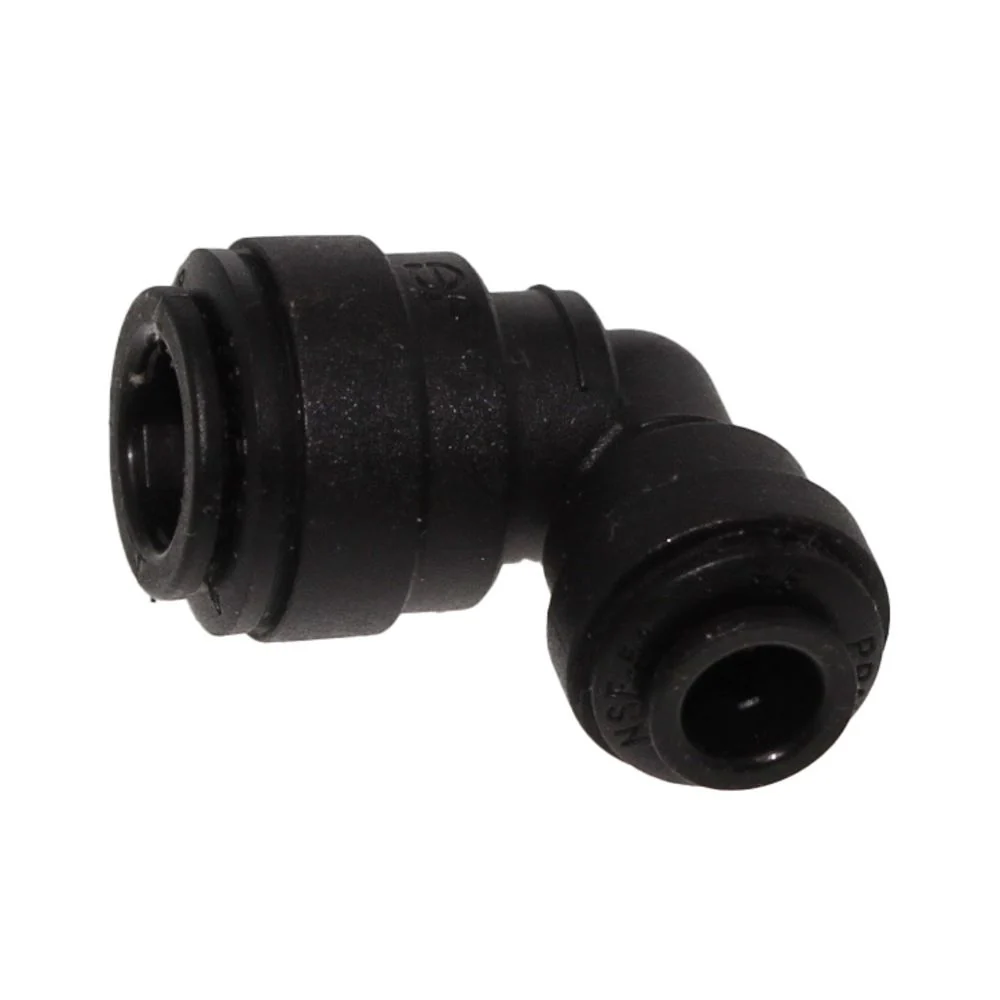 John Guest Reducing Elbow Black Polypropylene - 3/8 x 1/4 — Single