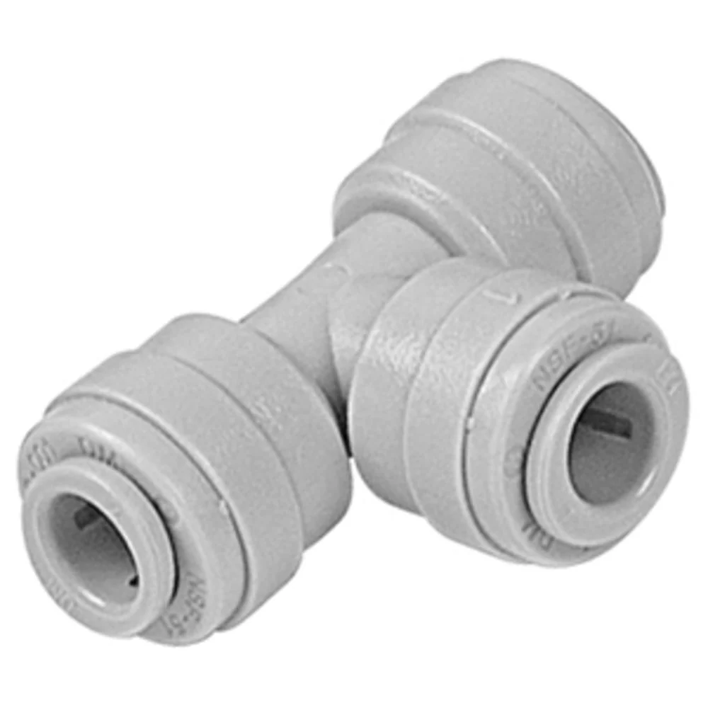 NeoFit - Acetal Gray Union Tee 4mm(5/32") tube — Bag of 10
