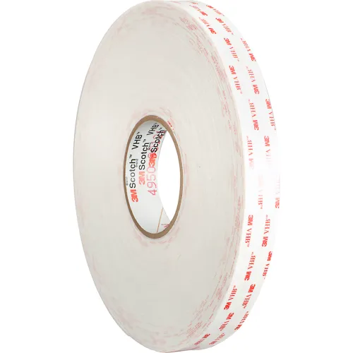 VHB™ 4930 Double Sided Foam Tape, 1" x 5 Yds., 25 Mil, White
