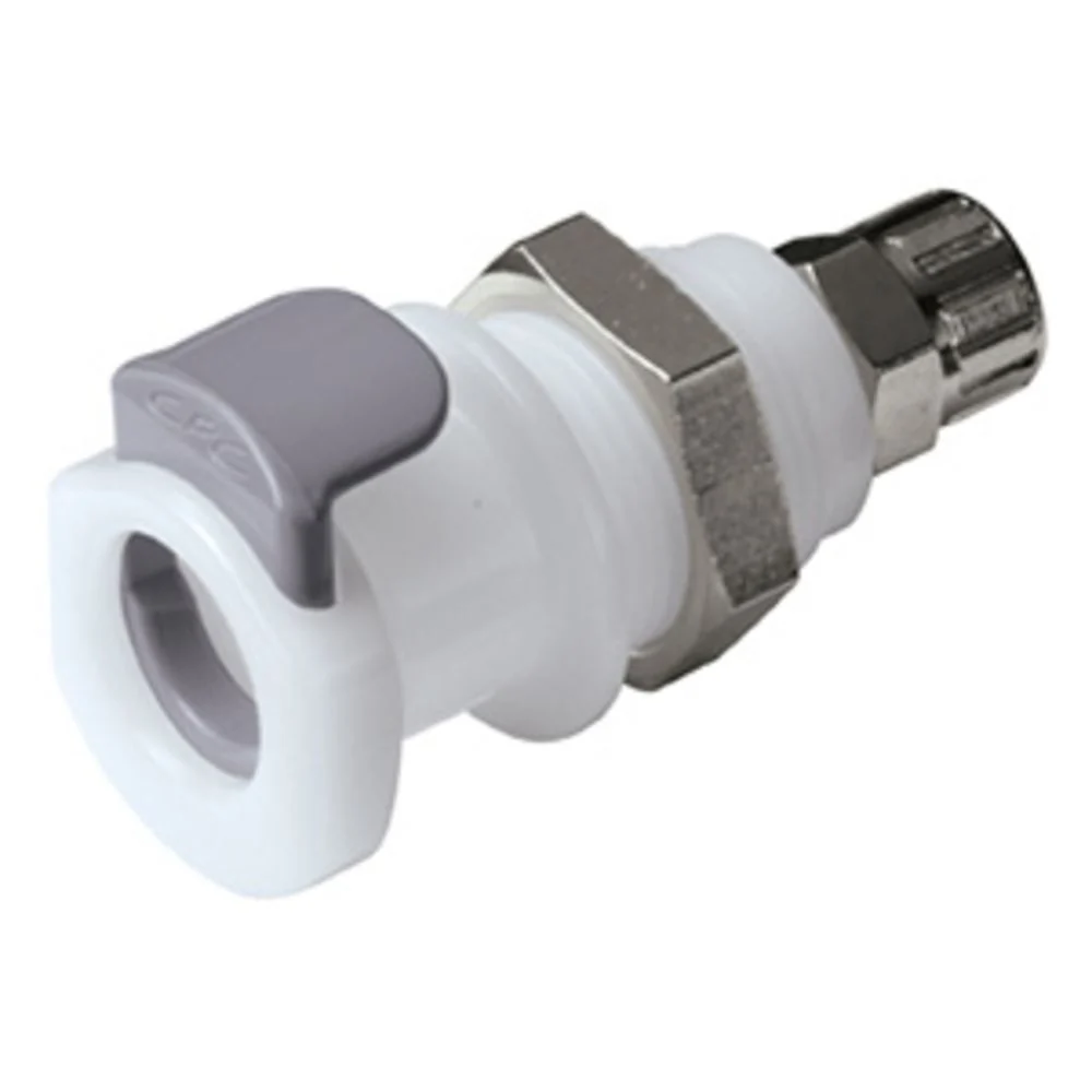 APC12004 Panel Mount PTF Coupling Body 1/4 PTF — Single